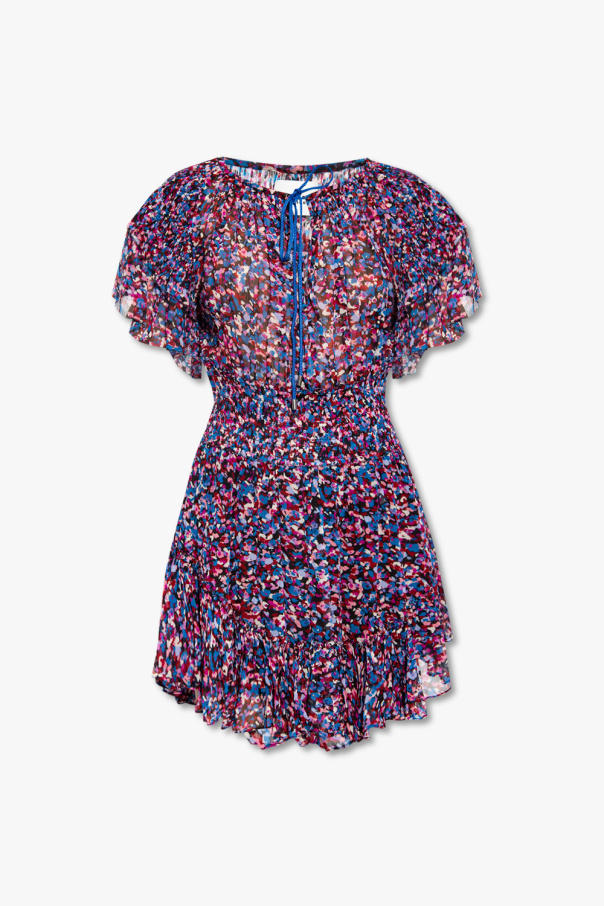 ワンピース Marant Etoile Florise Dress Isabel Marant Womens Étoile Florise Mini Dress, 36, Red at